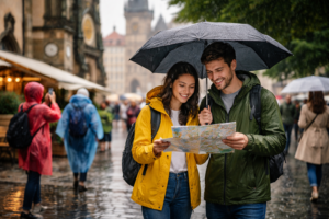 O que fazer quando o clima muda durante a viagem?