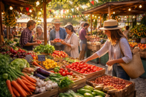 Como aproveitar melhor mercados e feiras regionais?